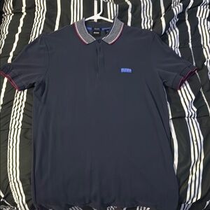 BOSS Men's Navy Polo Shirt